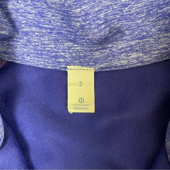 lululemon Run Distance Pullover Pigment Blue Sz 2 - Picture 11 of 16